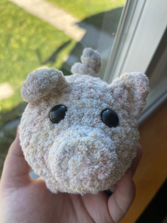 Crochet pig